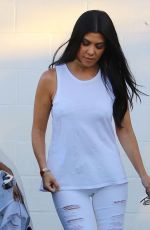 KOURTNEY KARDASHIAN Leaves Studio in Van Nuys 06/22/2016