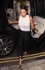 KOURTNEY KARDASHIAN Out Shopping in London 06/07/2016