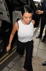 KOURTNEY KARDASHIAN Out Shopping in London 06/07/2016