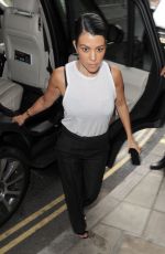 KOURTNEY KARDASHIAN Out Shopping in London 06/07/2016