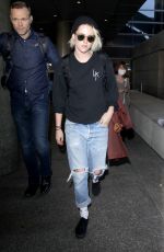 KRISTEN STEWART at Los Angeles International Airport 06/24/2016