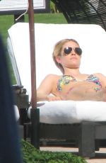 KRISTIN CAVALLARI in Bikini at a Pool in Mexico