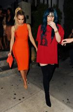 KYLIE JENNER and KHLOE KARDASHIAN Out in Hollywood 06/14/2016