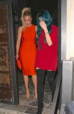 KYLIE JENNER and KHLOE KARDASHIAN Out in Hollywood 06/14/2016