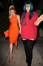 KYLIE JENNER and KHLOE KARDASHIAN Out in Hollywood 06/14/2016