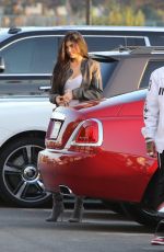 KYLIE JENNER and Tyga at Kanye West