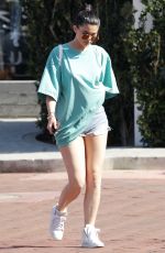 KYLIE JENNER in denimShorts Out in Malibu 05/27/2016