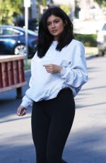KYLIE JENNER Out and About in Van Nuys 06/07/2016