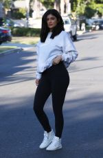 KYLIE JENNER Out and About in Van Nuys 06/07/2016