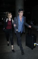 KYRA SEDGWICK and Kevin Bacon LAX Airport in Los Angeles 06/22/2016