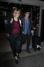KYRA SEDGWICK and Kevin Bacon LAX Airport in Los Angeles 06/22/2016