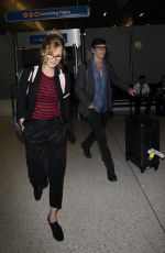 KYRA SEDGWICK and Kevin Bacon LAX Airport in Los Angeles 06/22/2016