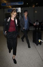 KYRA SEDGWICK and Kevin Bacon LAX Airport in Los Angeles 06/22/2016