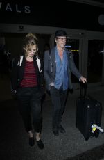 KYRA SEDGWICK and Kevin Bacon LAX Airport in Los Angeles 06/22/2016