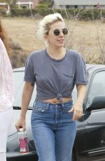 LADY GAGA in Jeans Out in Malibu 06/05/2016
