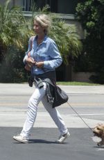 LADY VICTORIA HARVEY Walks Her Dog Out in Beverly Hills 06/24/2016