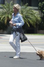 LADY VICTORIA HARVEY Walks Her Dog Out in Beverly Hills 06/24/2016