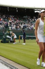 LAURA ROBSON at 1st Round at Wimbledon Tennis Championships in London 06/27/2016