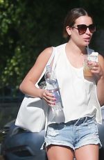 LEA MICHELE in Cut Off Out in Los Angeles 06/20/2016