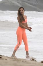 LEA MICHELE on the Set of a Photoshoot at a Beach in Malibu 06/21/2016