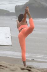 LEA MICHELE on the Set of a Photoshoot at a Beach in Malibu 06/21/2016
