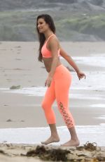 LEA MICHELE on the Set of a Photoshoot at a Beach in Malibu 06/21/2016