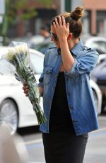 LEA MICHELE Shopping at Whole Foods in Los Angeles 06/27/2016