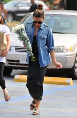 LEA MICHELE Shopping at Whole Foods in Los Angeles 06/27/2016