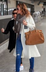 LEAH REMINI at LAX Airport in Los Angeles 05/31/2016