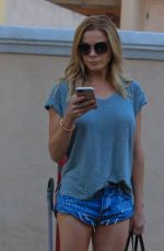 LEANN RIMES in Jeans Shorts Out in Westlake 06/01/2016