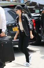 LILY ALDRIDGE Arrives at Her Hotel in New York 06/05/2016