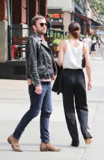 LILY ALDRIDGE Out in New York 06/04/2016