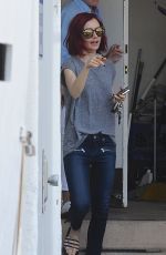 LILY COLLINS Leaves Her Mom