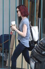 LILY COLLINS Leaves Her Mom