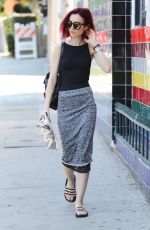 LILY COLLINS Shopping at Whole Foods in West Hollywood 06/21/2016