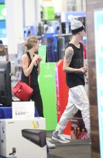 LILY-ROSE DEPP Shopping at Best Buy in Hollywood 06/10/2016