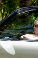 LINDSAY LOHAN and Egor Tarabasov Drive Around Mauritius Island 06/24/2016