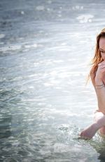 LINDSAY LOHAN in Swimsuit in Mauritius, June 2016