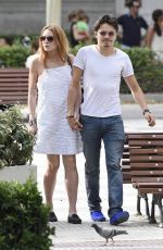 LINDSAY LOHAN Out and About in Madrid 06/10/2016