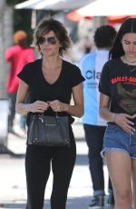 LISA RINNA and AMELIA HAMLIN Out Shopping in Los Angeles 06/06/2016