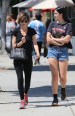 LISA RINNA and AMELIA HAMLIN Out Shopping in Los Angeles 06/06/2016