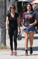 LISA RINNA and AMELIA HAMLIN Out Shopping in Los Angeles 06/06/2016