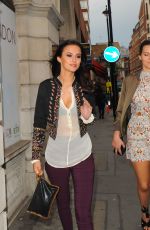 LUCY WATSON Leaves Lelo Hex Launch Party in London 06/16/2016