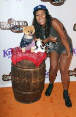 LYNDIE GREENWOOD at Ghost Rider Rides Again Event at Knotts Berry Farm in Buena Park 06/04/2016
