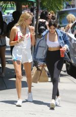 MADISON BEER and HAILEY BALDWIN Out for Lunch at Urth Caffe in West Hollywood 06/02/2016