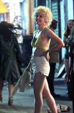 MAGGIE GYLLENHAAL on the Set of 