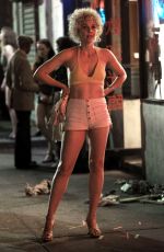 MAGGIE GYLLENHAAL on the Set of 