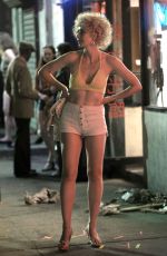 MAGGIE GYLLENHAAL on the Set of 