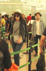 MANDY MOORE at Airport in Barcelona 06/16/2016