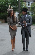 MEGAN MCKENNA Heading to Ascot Races for Ladies Day 06/16/2016
